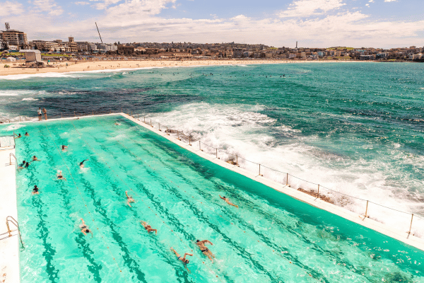 The pools at Bondi Beach