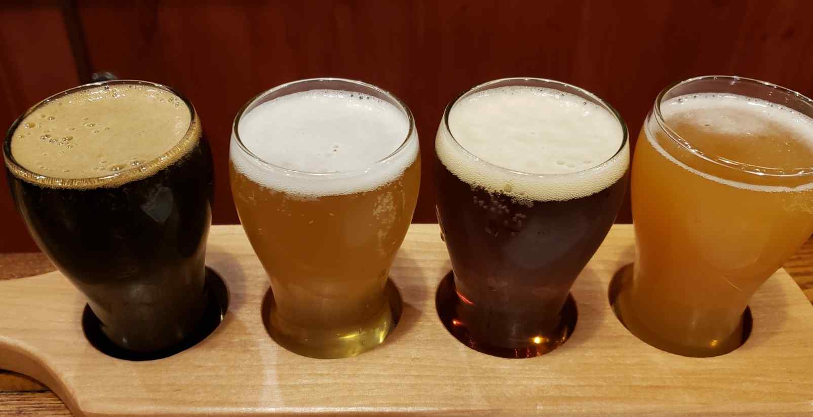 4 craft beers