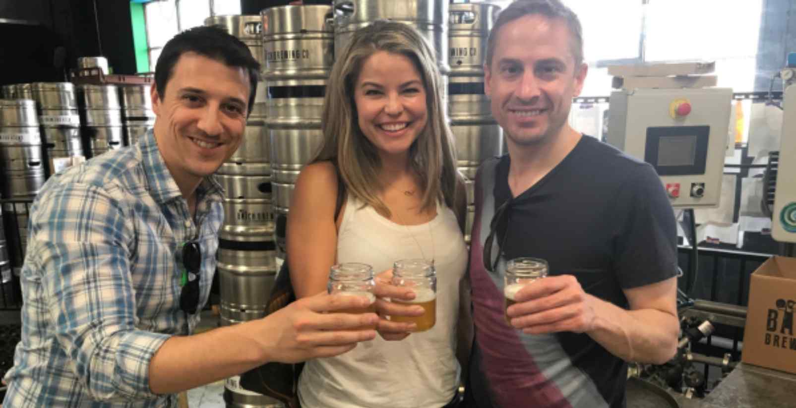 People at brewery